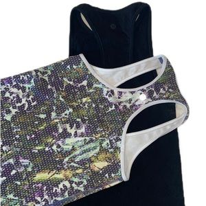 Pair of Lululemon tank tops